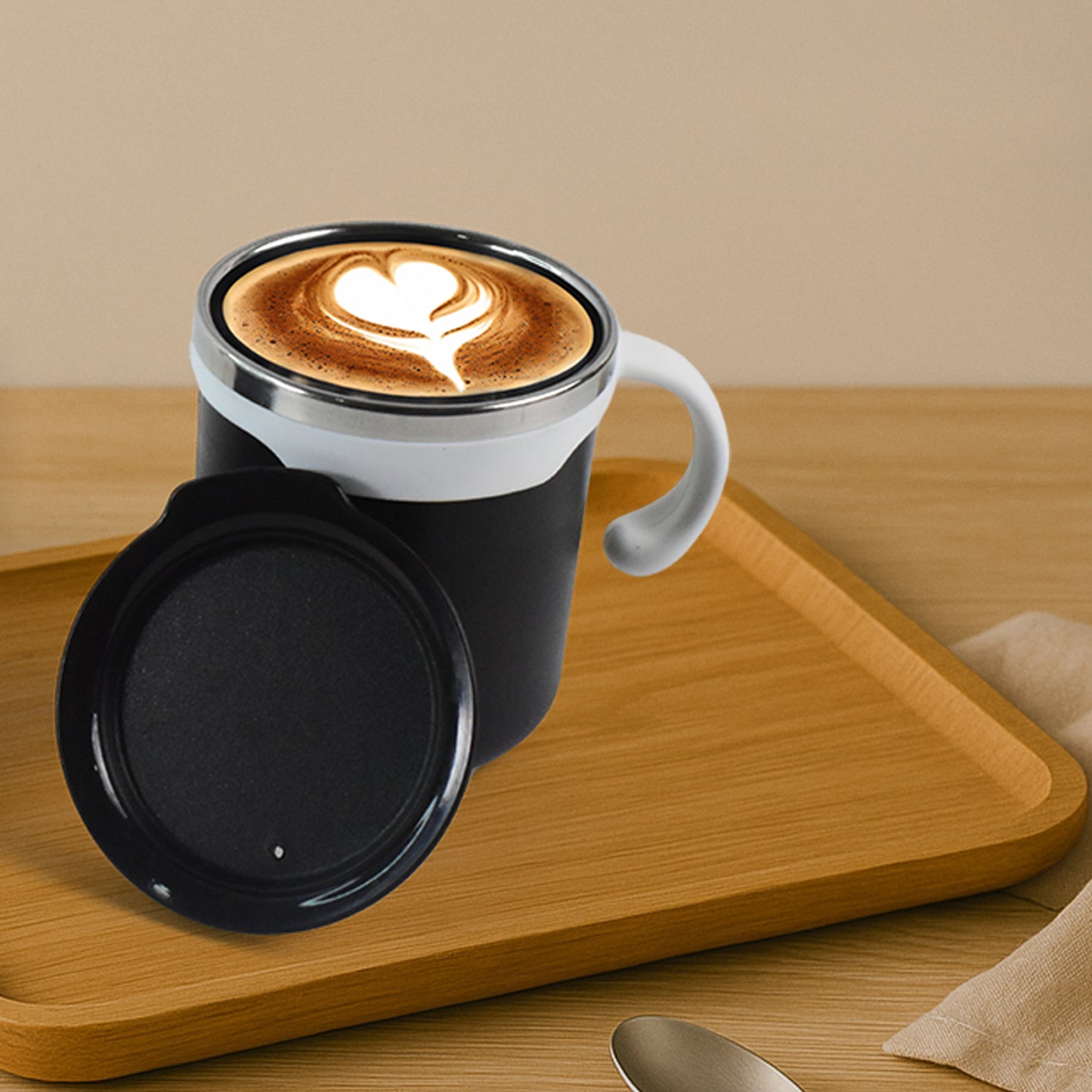 2 Pcspremium Mocha Mug Set 250 Ml