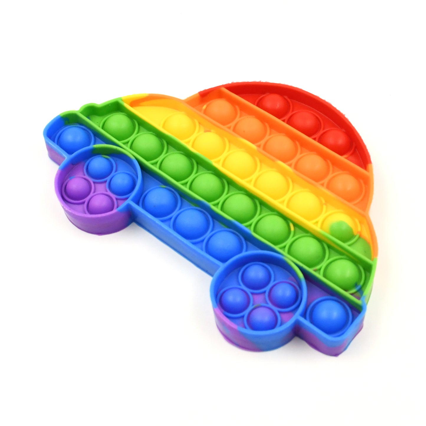 Pop Fidget Toy Push Pop Bubble Fidget Sensory Toy For Kids And Adults Fidget Popper Stress Reliever Sensory Fidget Poppers (Butterfly  Car Shape  1 Pc)