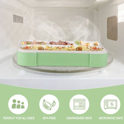 Lunch Box 4 Compartment With Leak Proof Lunch Box For School  Office Use