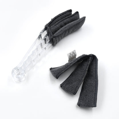 Window Blind Cleaner Duster Brush With Microfiber Sleeves - Blind Cleaner Tools For Window Shutters Blind Air Conditioner Jalousie Dust