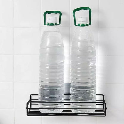 Multipurpose Wall Mount Metal Bathroom Shelf And Rack For Home And Kitchen.