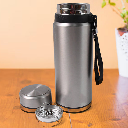 Double-Wall Stainless Steel Vacuum Insulated Bottle (1000Ml Approx)