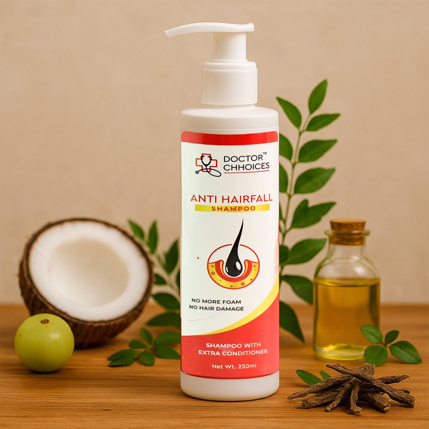 Doctor Choices Advanced Anti Hairfall Shampoo With Extra Conditioner  250Ml (1 Pc)
