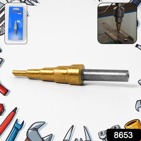 Stepdrill Bit For Metal High-Speed Steel Step Drill Bit (1 Pc  4-12 Mm)