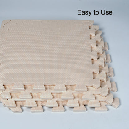 Kids Mats For Floor Soft Plush Foam Babies Puzzle Interlocking Play Mats For Crawling Playing Tile Mat Carpet Rug For Infants And Toddlers (Size - 63X63Cm  Set Of 4Pc)