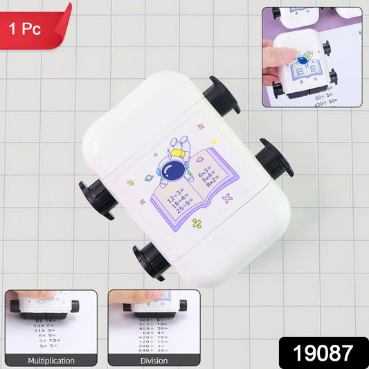 Kids Educational Automatic Random Math Problem Rolling Stamp (1 Pc)