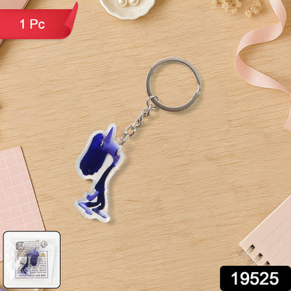 Cutecartoon Character Acrylic Keychain (1 Pc)