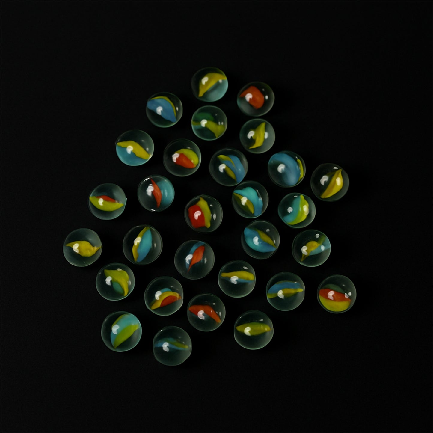 Glassmarbles For Kids Approx 35 (35 In 1)