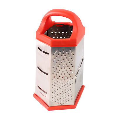 7-In-1 Heavy Duty Stainless Steel Box Grater With Ergonomic Handle (1 Pc)