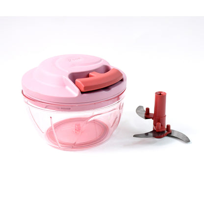Apexpower-X Triple Stainless Steel Blades And Hand-Pull Vegetable Chopper (500Ml)