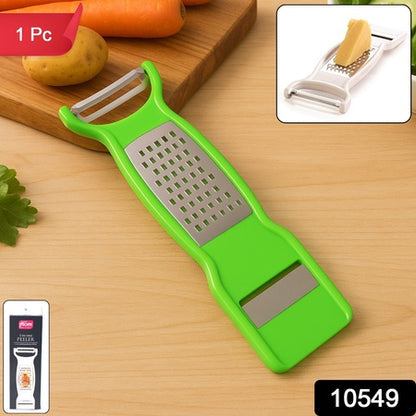 Supermom 3-In-1 Multi-Functional Stainless Steel Vegetable  Fruit Peeler (1 Pc)