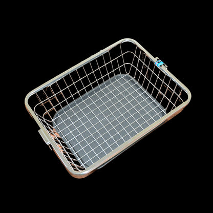 Dish Drainer Rack  With Drip Tray Stainless Steel Dish Drainer Rack With Drip Tray Utensil Drying Stand For Kitchen Plate Rack Bartan Basket For Kitchen Utensilsdish Drying Rack With Drainerbartan Basketplate Stand ( 57 X 45 X 19 Cm)
