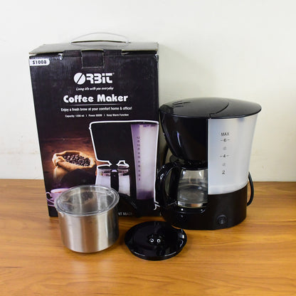 Orbitautomatic Drip Coffee Maker - 800W With 1200Ml Capacity
