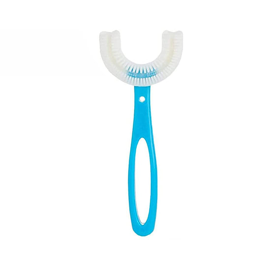 U-Shaped Toothbrush For Kids Manual Whitening Toothbrush Silicone Brush Head For Kids Children Infant Toothbrush For 2-6 Years