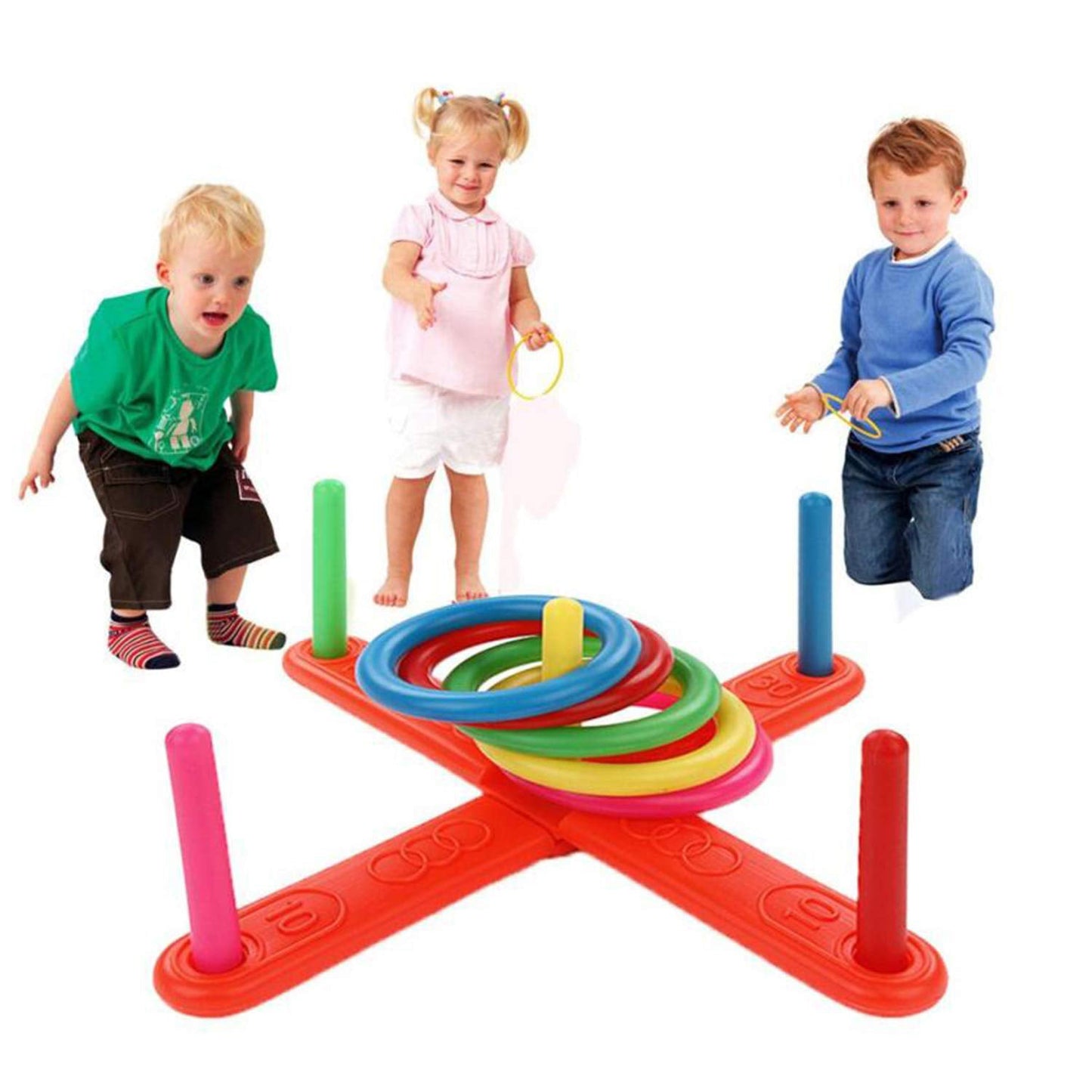 13 Pc Ring Toss Game Widely Used By Childrens And Kids For Playing And Enjoying Purposes And All In All Kinds Of Household And Official Places Etc.