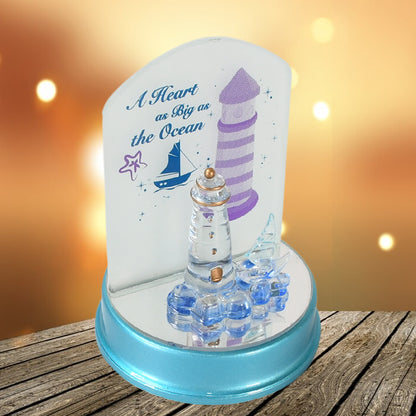 Cutecartoon Lovely Gift Night Light Multi-Color Light Showpiece Valentines Day Gift Cute Anniversary Wedding Birthday Unique Gift Home Decoration Gift Battery Operated (3 Battery Included)