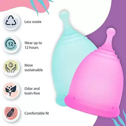 Reusable Menstrual Cup Used By Womens And Girls During The Time Of Their Menstrual Cycle
