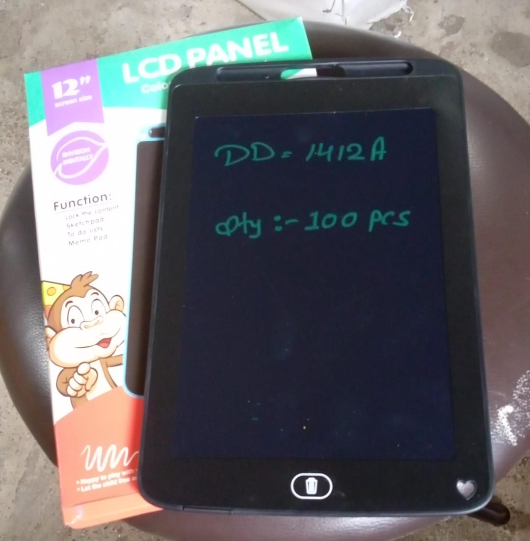 Portable Lcd Writing Board Slate Drawing Record Notes Digital Notepad With Pen Handwriting Pad Paperless Graphic Tablet For Kids 12 Inch