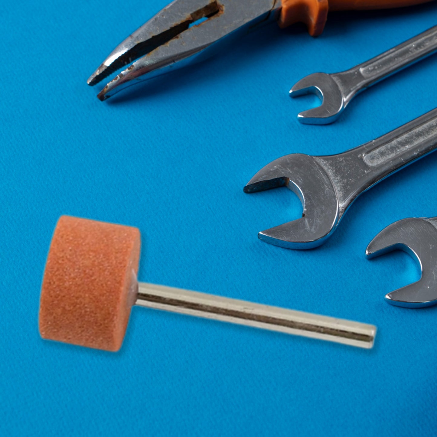 Woolfelt Polishing Buffing Wheels Wool Felt Mounted Polishing Bits (3 Pcs Set)