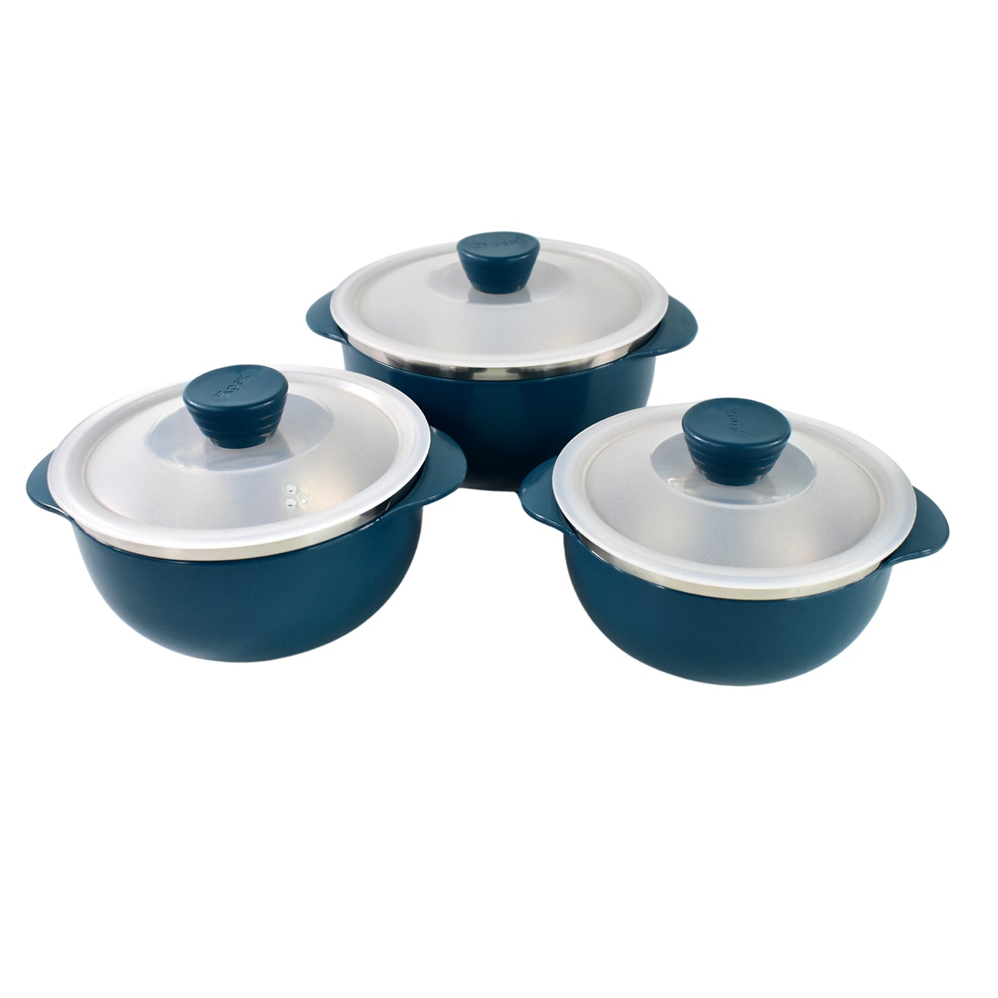 Apexmicrowave-Safe Serving Bowl 3 Pcs Set (700Ml 1000Ml 1400Ml)