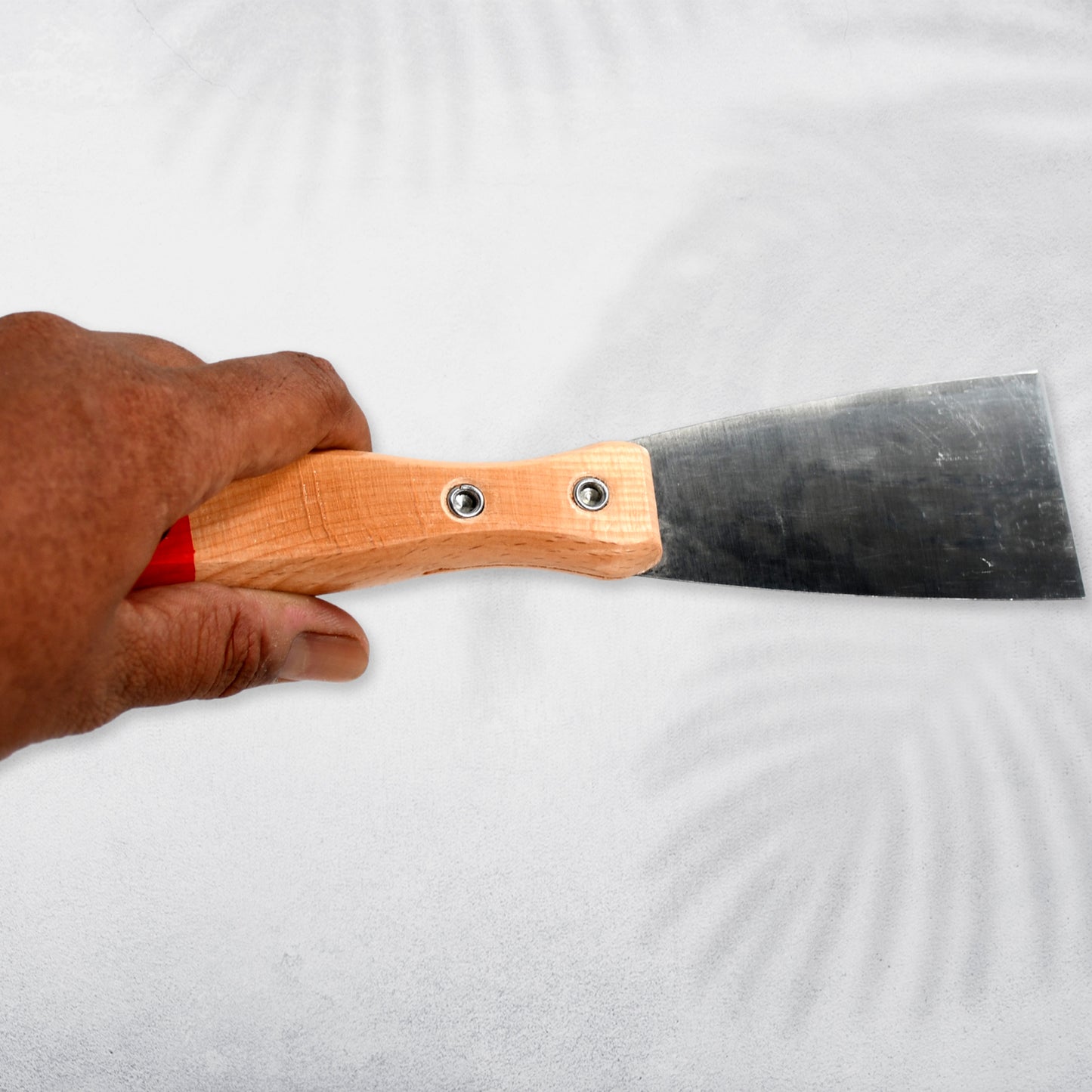 Putty Knife Set With Soft Rubber Handle For Drywall Putty Decals Baking Patching And Painting