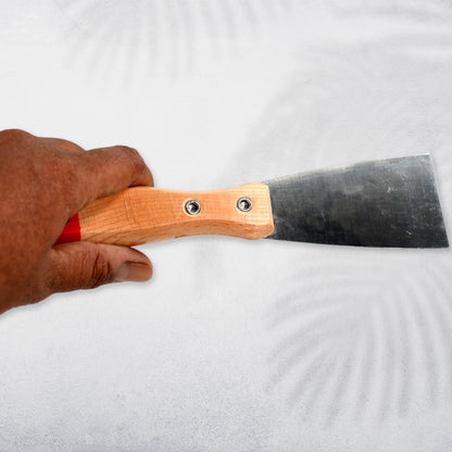 Putty Knife Set With Soft Rubber Handle For Drywall Putty Decals Baking Patching And Painting