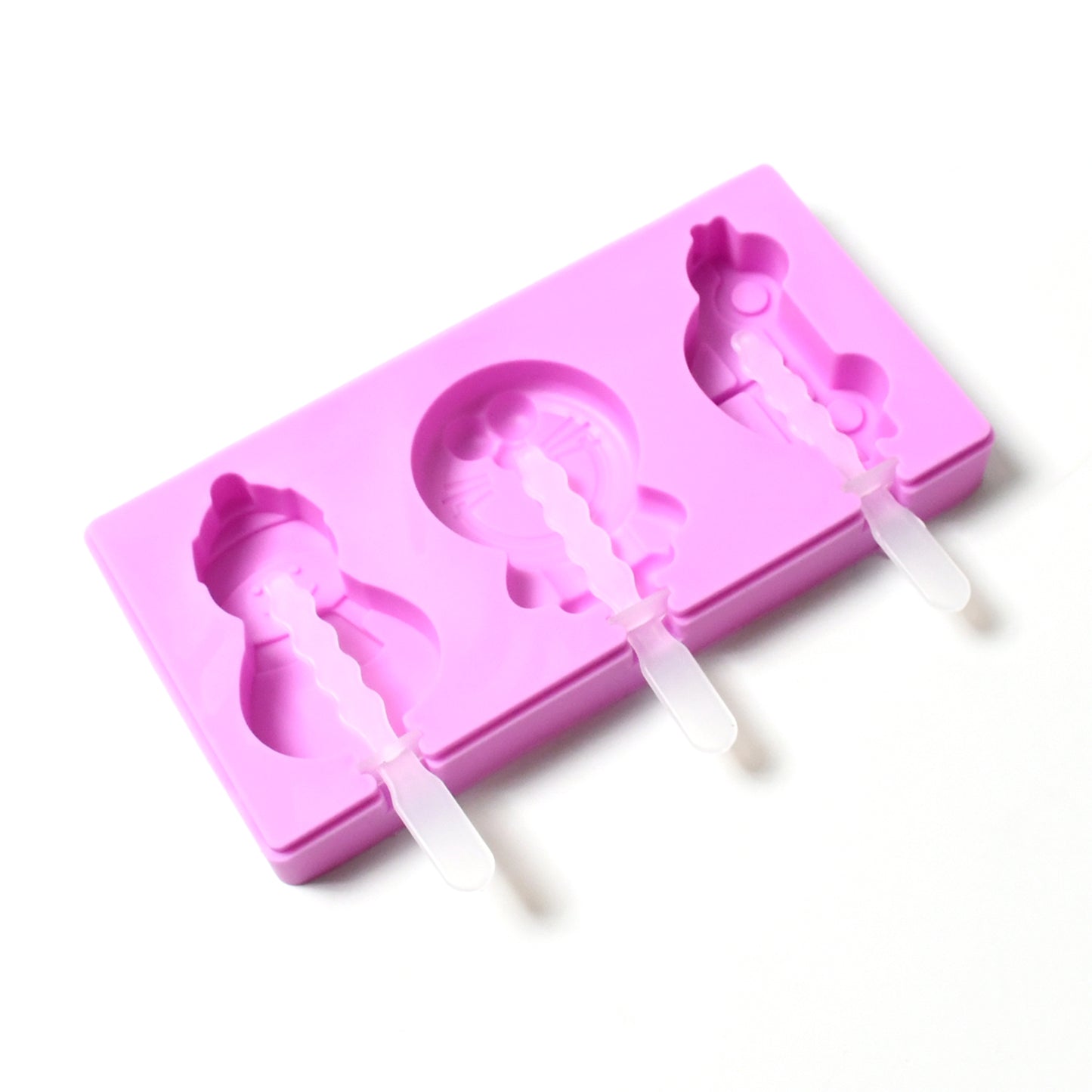 Silicone Popsicle Molds Reusable Ice Cream Molds With Sticks And Lids. A Must-Have Popsicle Mold For Summer.