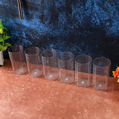 Apexmerino N Glass Unbreakable Plastic Drinking Glass Set (6Pc300Ml) Approx