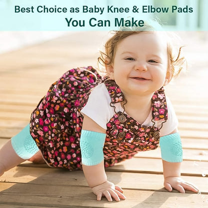 Mintgreen Toddler Wool Knit Leg Warmer (Knee Guard)