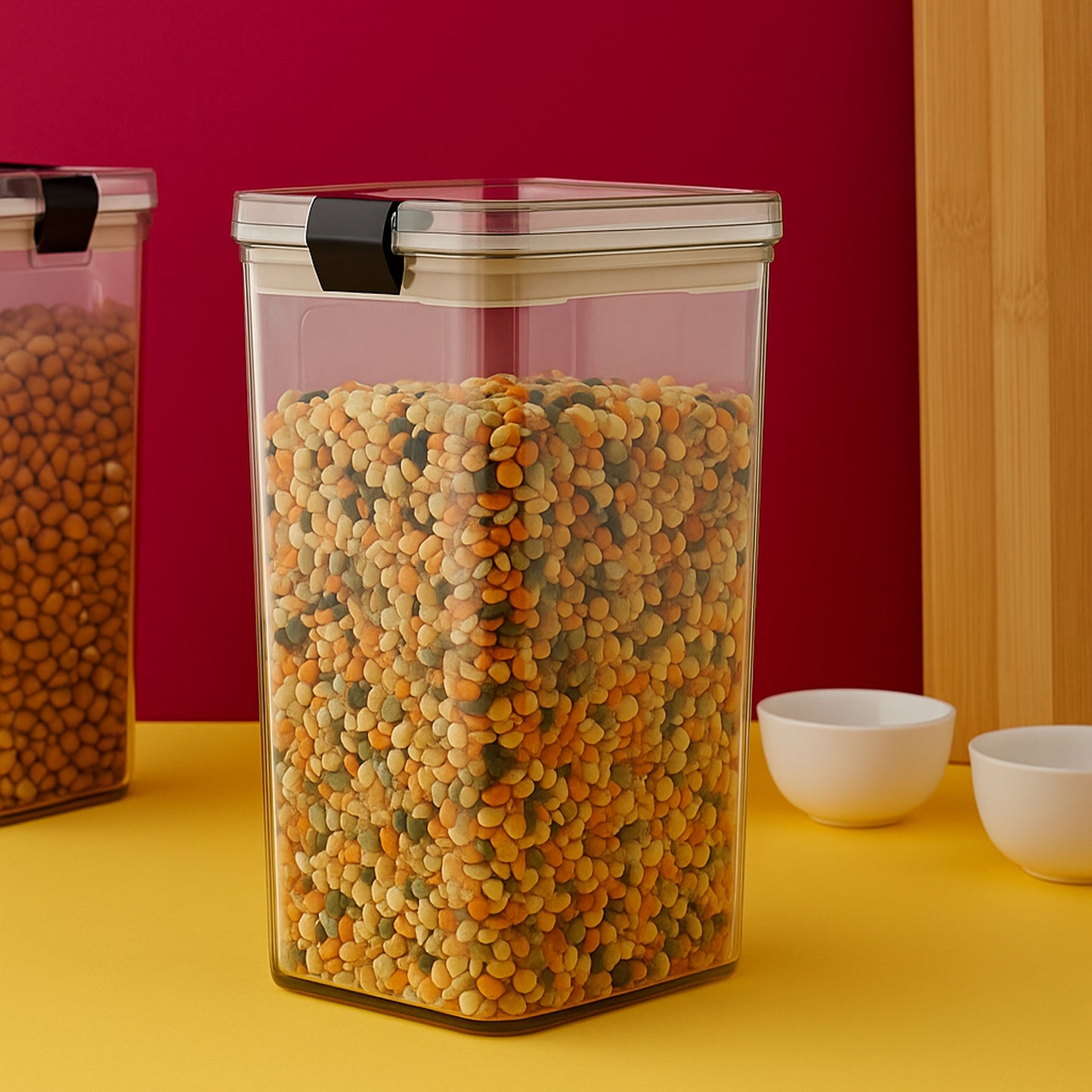 Ml Airtight Lock  Lock Plastic Storage Container (1 Pc)
