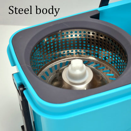 Quick Spin Mop Plastic Spin Bucket Floor Cleaning Easy Wheels  Big Bucket Floor Cleaning Mop With Bucket