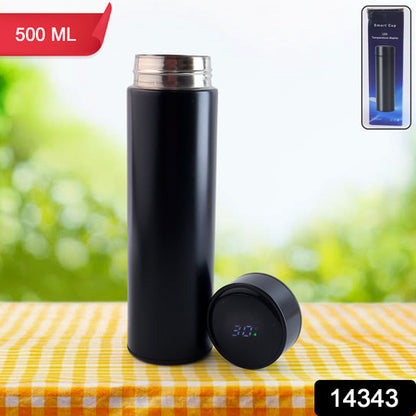Blackvacuum Insulated Water Bottle (1 Pc  500Ml)