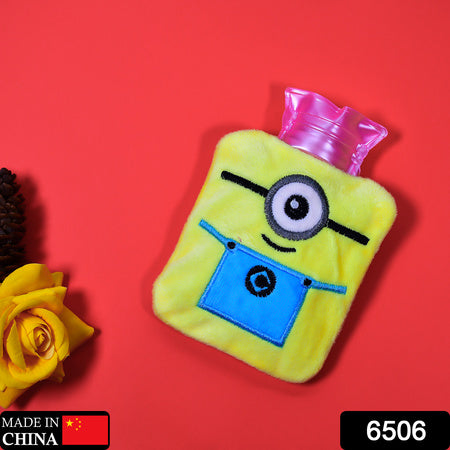 Minions Small Hot Water Bag With Cover For Pain Relief Neck Shoulder Pain And Hand Feet Warmer Menstrual Cramps.