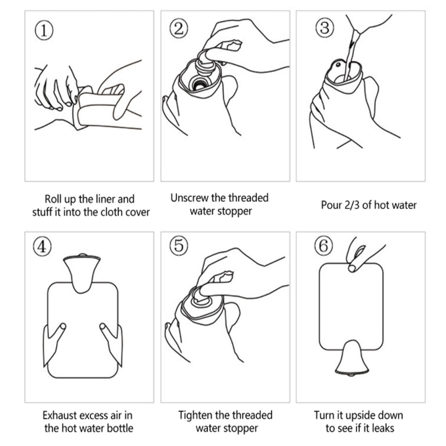 Mix Design Printed Small Hot Water Bag  For Pain Relief Neck Shoulder Pain And Hand Feet Warmer Menstrual Cramps Hot And Cold Therapy Leak Proof Pad (1 Pc)