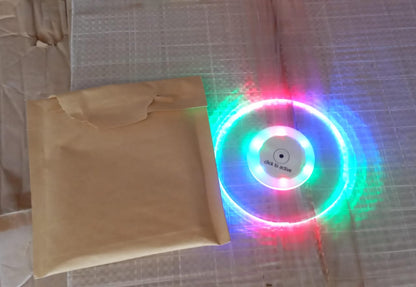 Colorful Led Cocktail Coaster Round Ultra-Thin Led Drink Coaster (1 Pc)