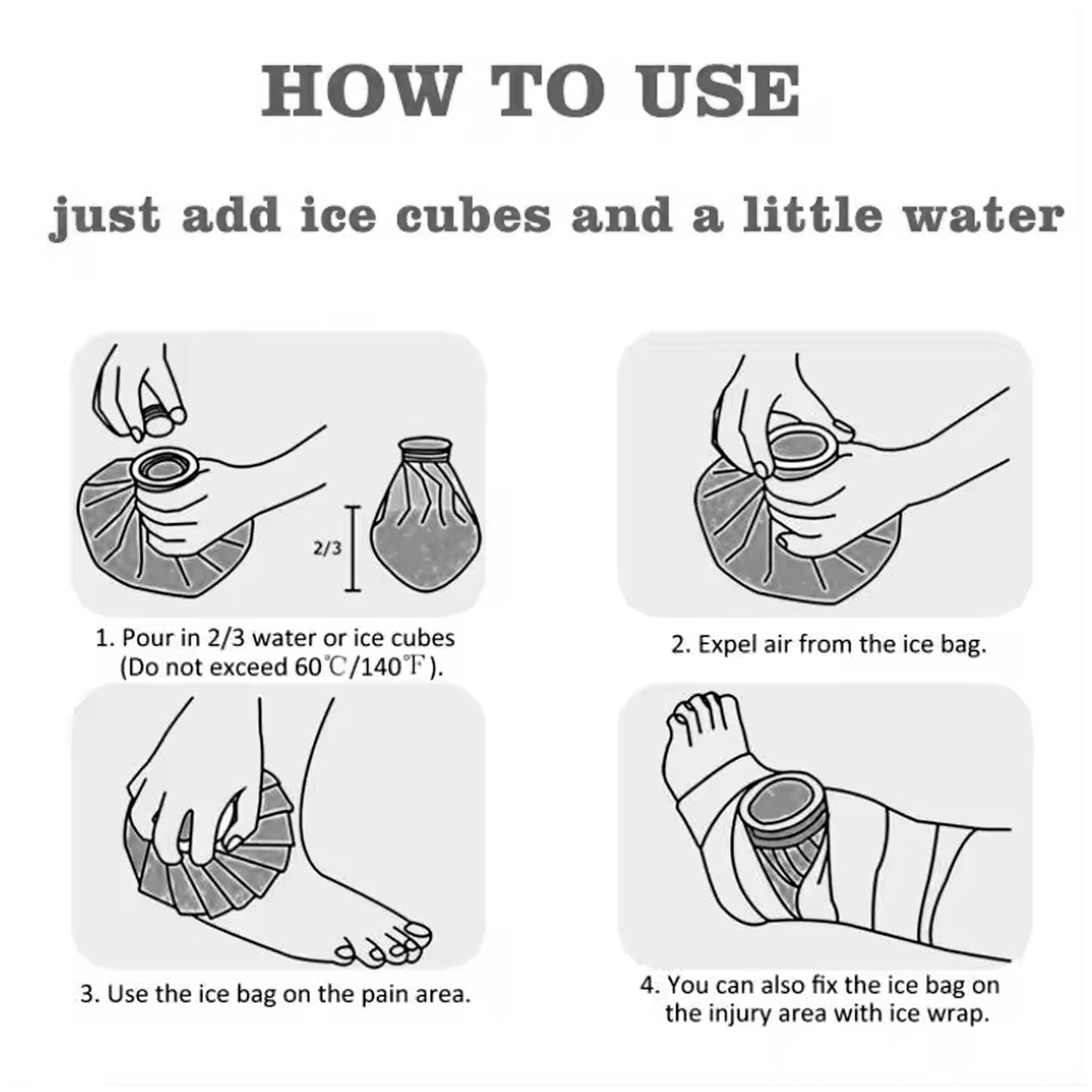 Painreliever Ice Bag Used To Overcome Joints Pain In Body (16Cm)