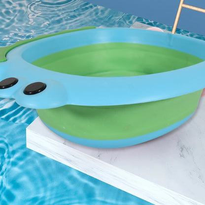 Frog Shape Wash Basin Space Saving Multi Function Foldable Baby Wash Basin Easy Clean Lightweight Thicken For Washing Face For Home (3331Cm  1 Pc)