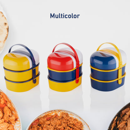 Mr. Chef Smart Lunch Box Capsule Shape Strap-On Lunch Box With Water Bottle And Handle