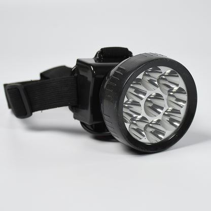 Head Lamp 9 Led Long Range Rechargeable Headlamp Adjustment Lamp Use For Farmers Fishing Camping Hiking Trekking Cycling