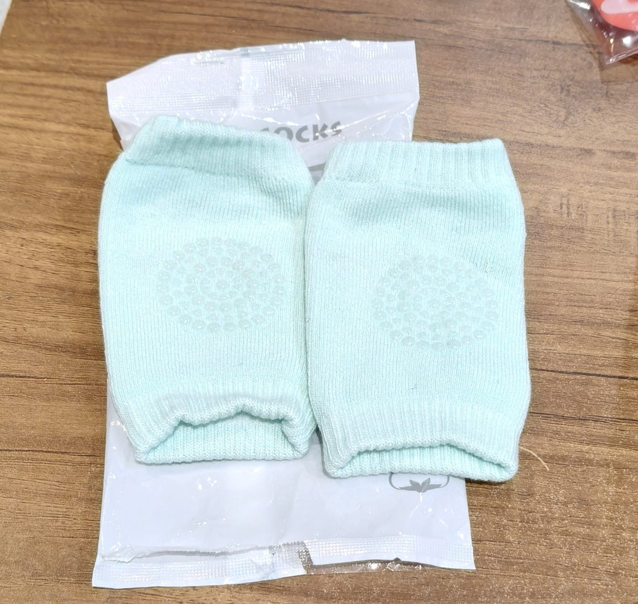 Mintgreen Toddler Wool Knit Leg Warmer (Knee Guard)
