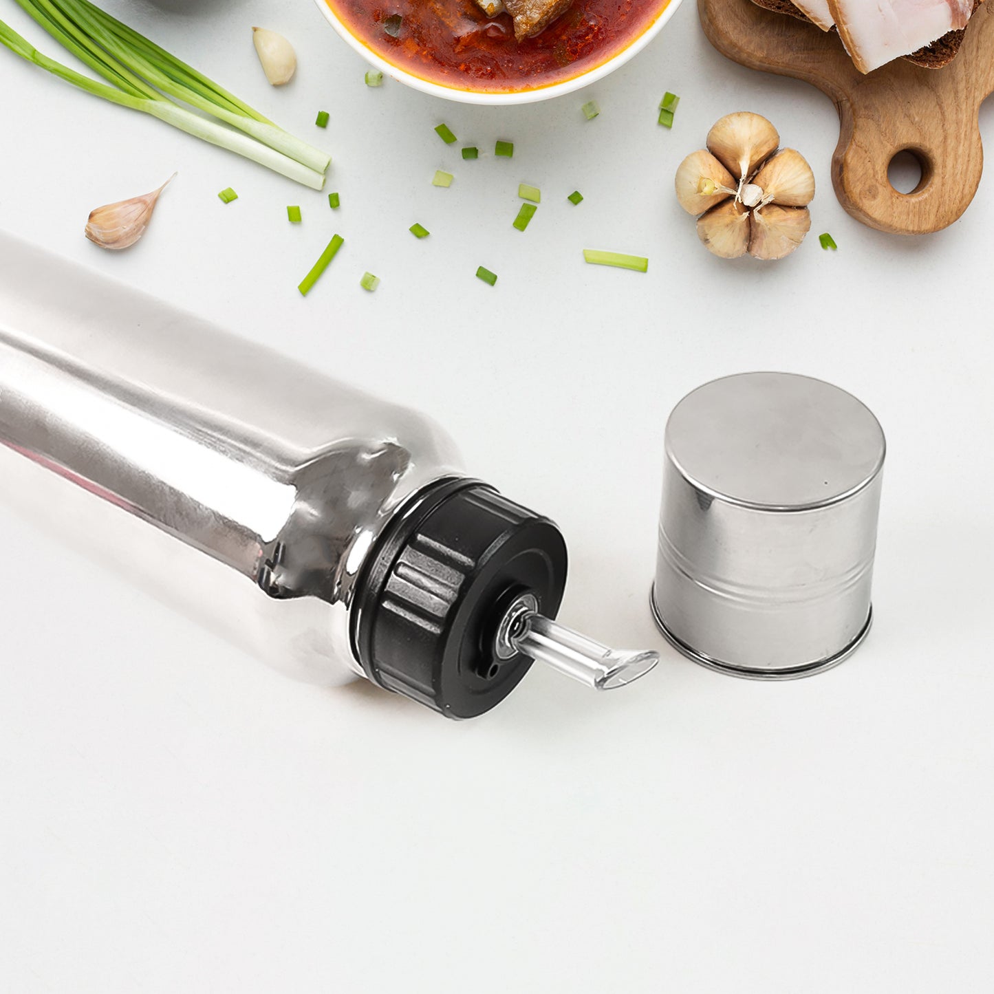 Apexpro Stainless Steel Oil Pourer  750Ml (1 Pc)