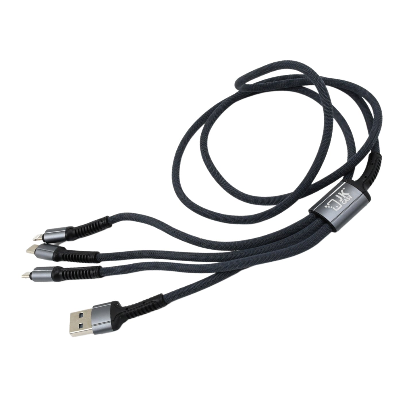 3 In1 Multi Super Fast Charging Cable (1 Pc  1200 Mm)