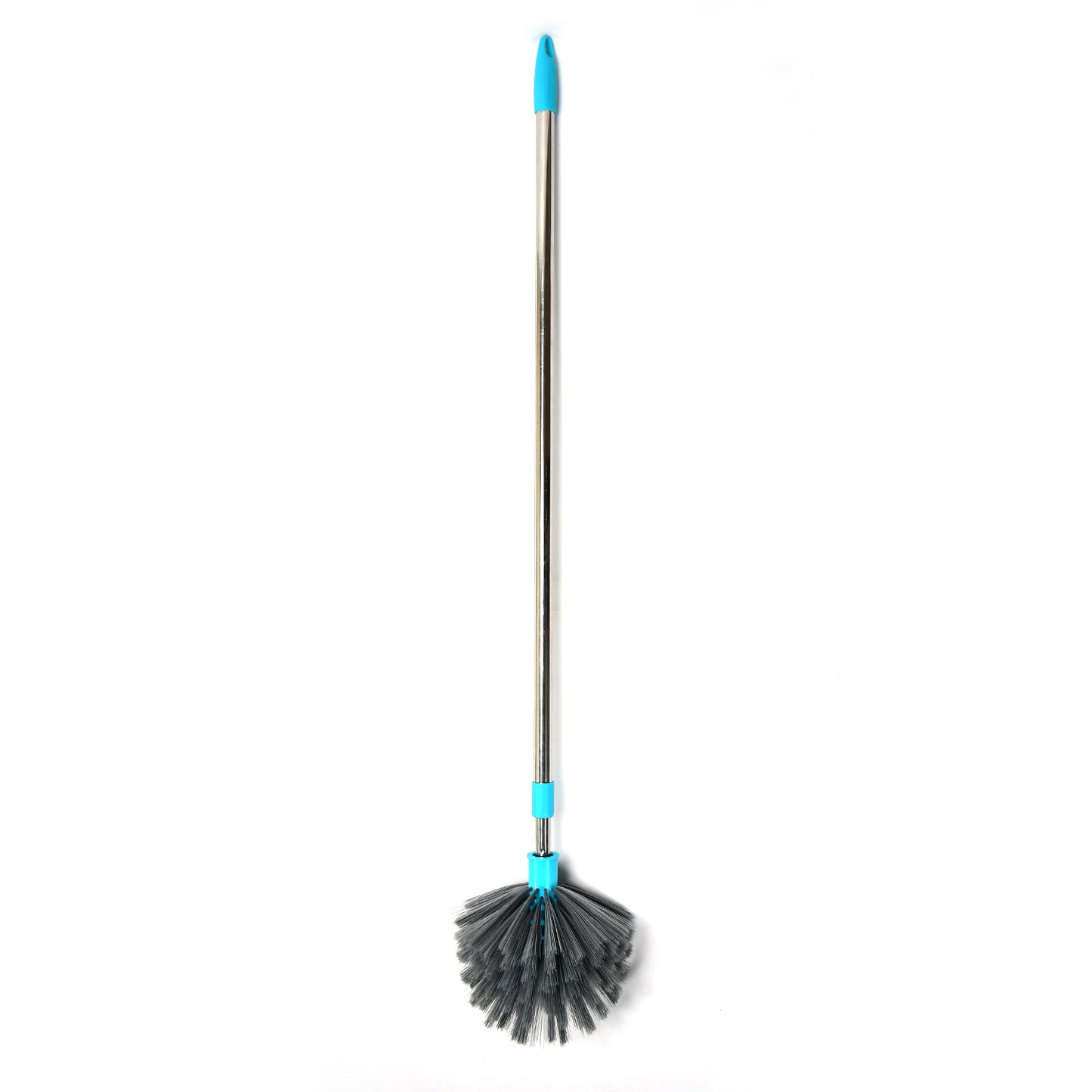 Cobweb Brush With Stainless Steel Strong Long Extendable Handle For Dusting Ceiling Cobweb Cleaning Brush For Lights Fans  Webs Cleaning For Homekitchen