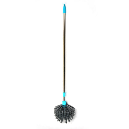 Cobweb Brush With Stainless Steel Strong Long Extendable Handle For Dusting Ceiling Cobweb Cleaning Brush For Lights Fans  Webs Cleaning For Homekitchen
