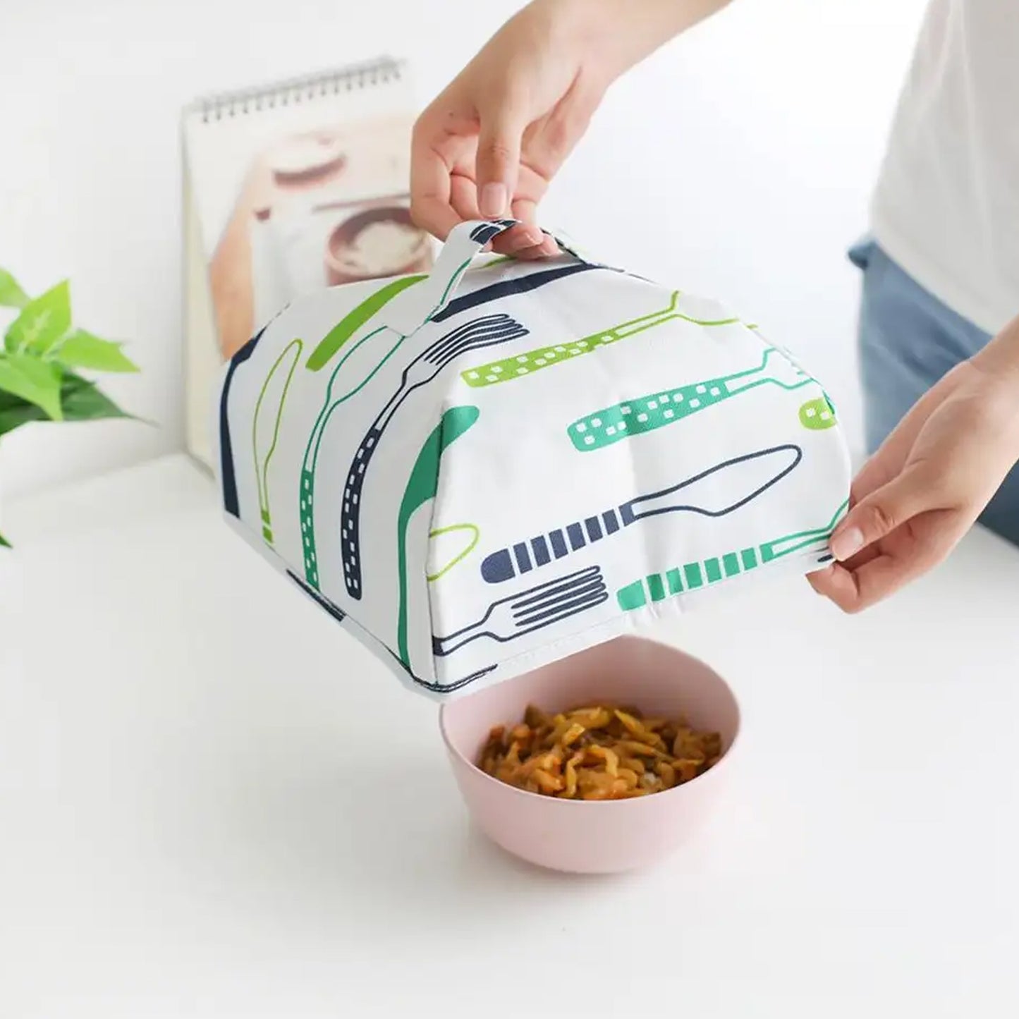 Foldable Food Covers Anti-Dust Heat Preservation Anti Fly Mosquito Kitchen Lid Foldable Cover For Hot Food Food Dish Insulation Cover Food Warmer Cover For Kitchen Picnic