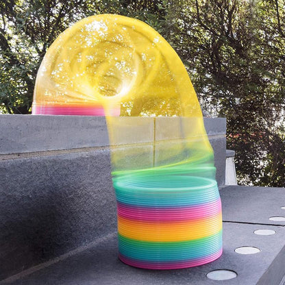 Rainbow Spring Rainbow Spring Toys Slinky Slinky Spring Toy Toy For Kids For Kids Adults Of All Age Group For Birthdays Compact And Portable Easy To Carry (1 Pc)