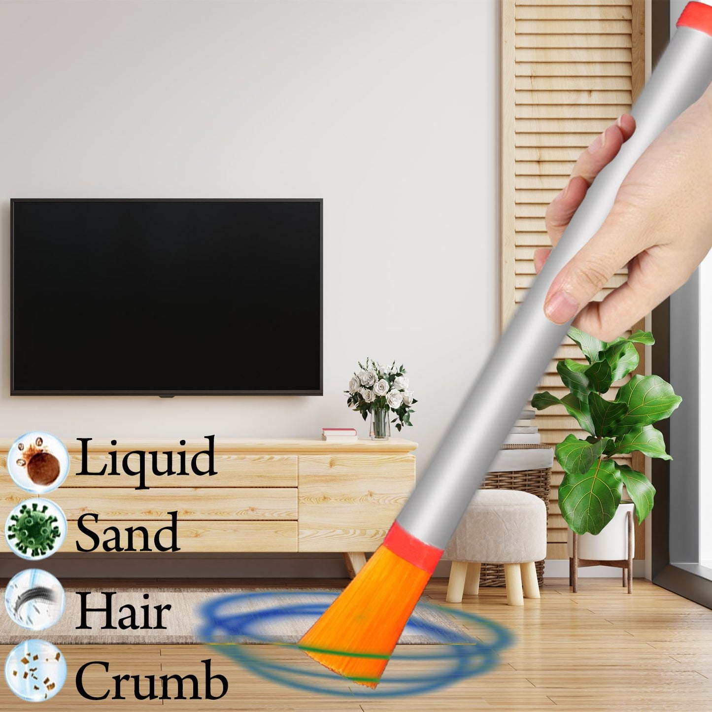 Dust Cleaning Brush For Deep Cleansteel Bodyperfect Size