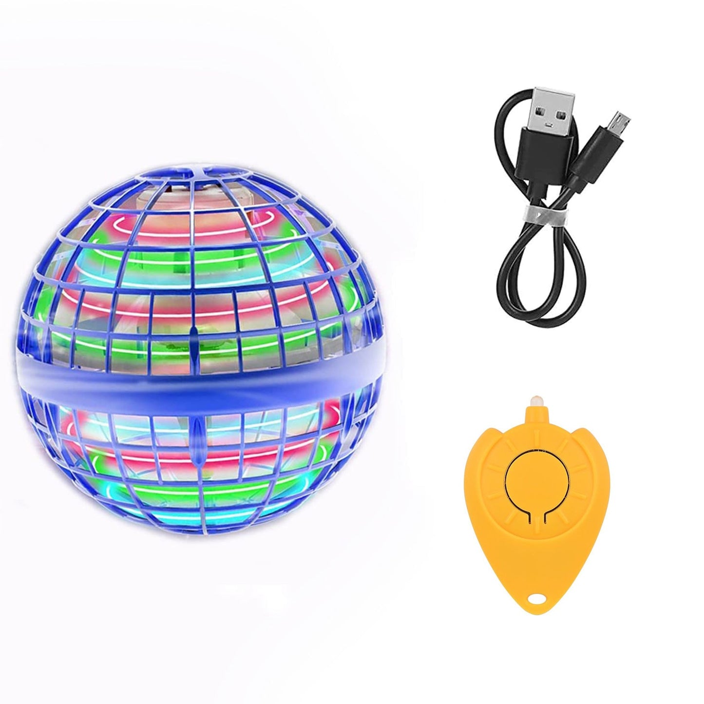 Flying Ball Toys Usb Rechargeable Built-In Rgb Lights 360Rotating Magic Controller Flying Orb Ball Boomerang Mini Pro Spinner Blastoise Toys