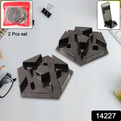 Multi-Angle Plastic Mobile Phone Stand Holder (2 Pc  Mix Color)