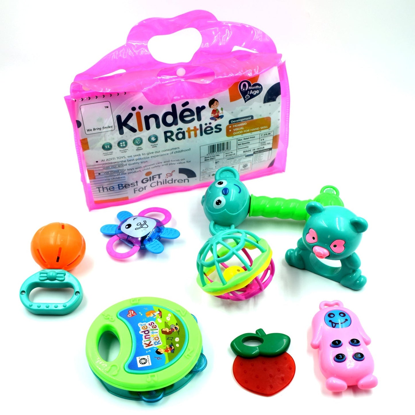 Rattles Baby Toy And Game For Kids For Playing And Enjoying Purposes.